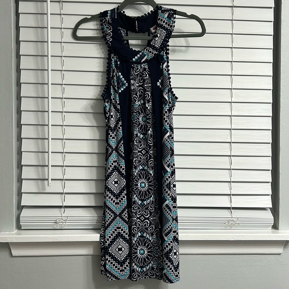 Summer blue juniors dress.